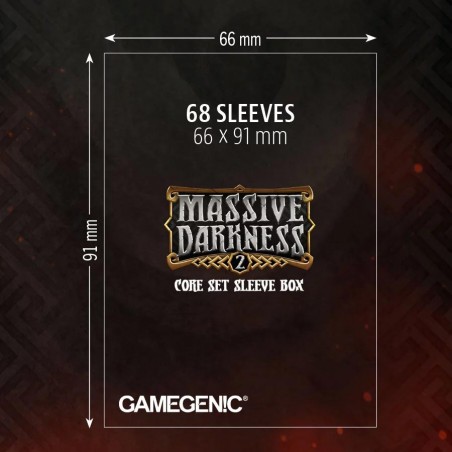 Massive Darkness 2 - Core Set Sleeve Box - Gamegenic - Accessoires - Cmon