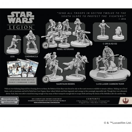 Défenseurs de la Base Echo - Boite de Forces Armées - Star Wars Légion - Atomic Mass Games