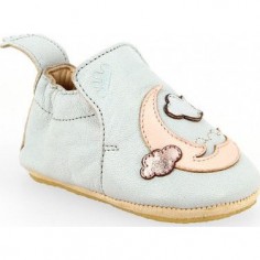 Blublu Moon Inwy/rose Baba - Chaussons semelle souple Bébé Fille