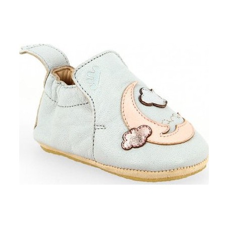 Blublu Moon Inwy/rose Baba - Chaussons semelle souple Bébé Fille