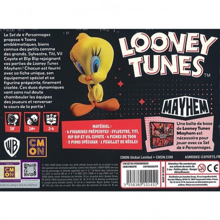 Looney Tunes Mayhem: Set de 4 Personnages - Jeux de société - Cmon