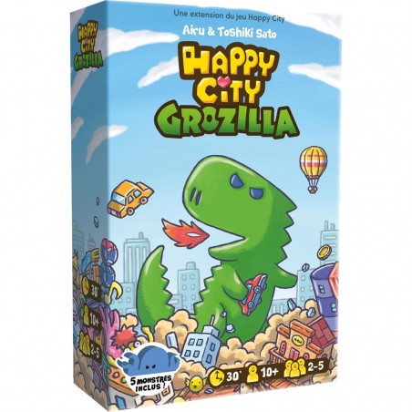 Happy City : Grozilla - Extension - Jeux de société - Cocktail Games