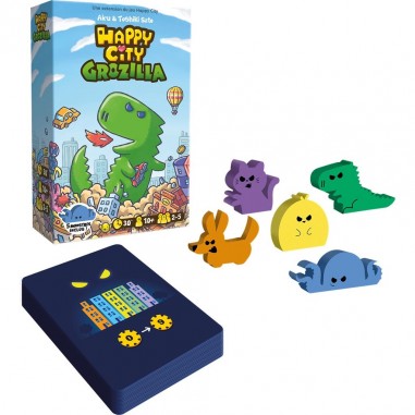 Happy City : Grozilla - Extension - Jeux de société - Cocktail Games