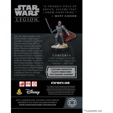 Moff Gideon - Extension Commandant - Star Wars Légion - Atomic Mass Games
