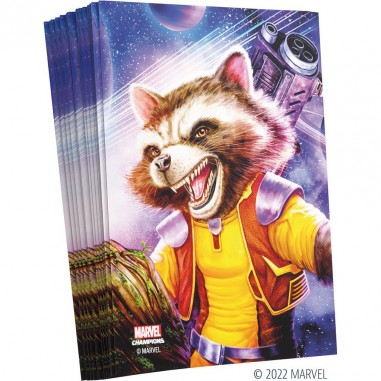 Marvel Champions Art Sleeves - Rocket Raccoon - Accessoires - Gamegenic