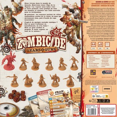 Zombicide Undead or Alive : Gear and Guns - Extension - Jeux de société - Cmon