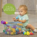 Sac de Perles balle sensorielle bébé (24 pièces) - Lalaboom