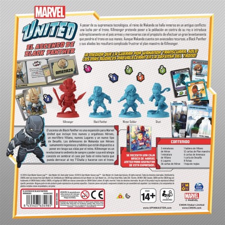 Marvel United : The Rise of the Black Panther - Extension - Jeux de société - Cmon