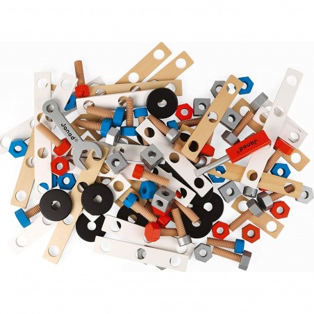 Jeu de bricolage Brico Kids Janod - 100 accessoires