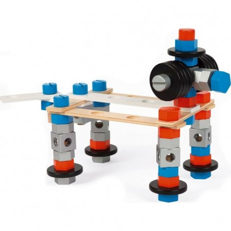Jeu de bricolage Brico Kids Janod - 100 accessoires