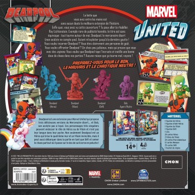Marvel United - Deadpool - Jeux de société - Cmon