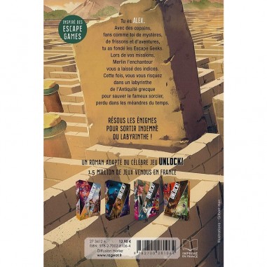 Unlock ! Escape Geeks : Échappe-toi du Labyrinthe - Jeux de société - Rageot