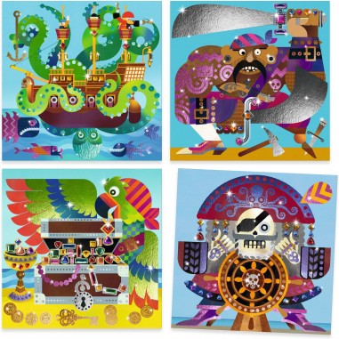 Tableaux à  métalliser - A l'abordoge ! - Djeco