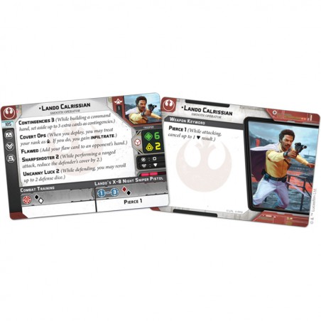 Lando Calrissian - Extension Commandant - Star Wars Légion - Fantasy Flight Games