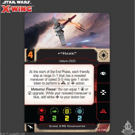 Chasseur de Tête Z- Clone - Star Wars X-Wing 2.0 - Atomic Mass Games