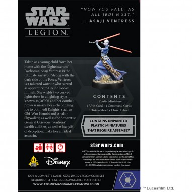 Star Wars: Légion - Asajj Ventress - Jeux de figurines - Atomic Mass Games