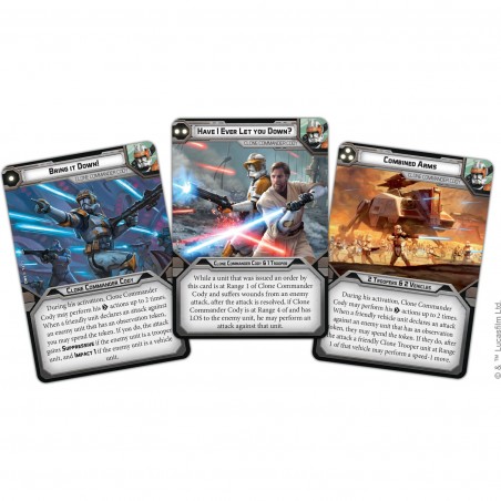 Commandant Clone Cody - Extension Commandant - Star Wars Légion - Fantasy Flight Games