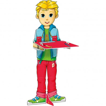 Jeu d'imitation maitresse d'école et cantine Janod