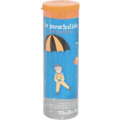 Parachutiste orange jouet Les petites merveilles - Moulin Roty