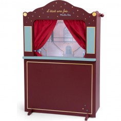 Grand théâtre de marionnettes rouge - Moulin Roty