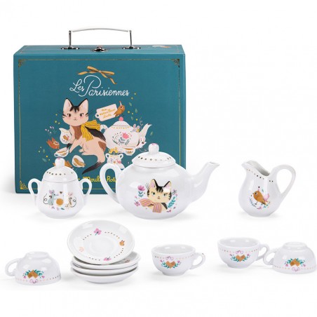 Valise dînette thé céramique Les parisiennes - Moulin Roty