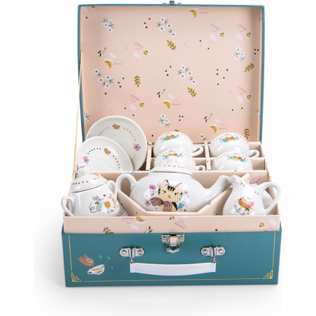 Valise dînette thé céramique Les parisiennes - Moulin Roty