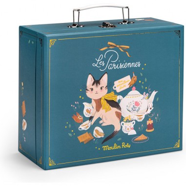 Valise dînette thé céramique Les parisiennes - Moulin Roty
