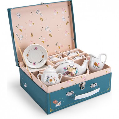 Valise dînette thé céramique Les parisiennes - Moulin Roty