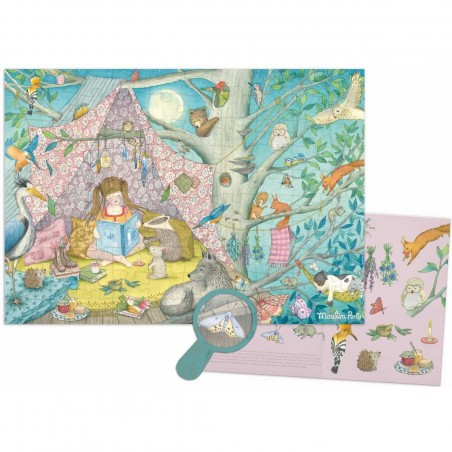 Puzzle 100 pièces la cabane secrète Les Rosalies - Moulin Roty