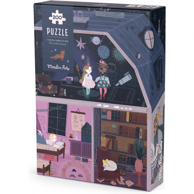 Puzzle 200 pièces l'hôtel particulier Les Parisiennes - Moulin Roty