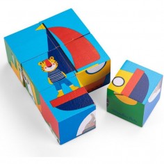 Puzzle 6 cubes Les Popipop - Moulin Roty 2