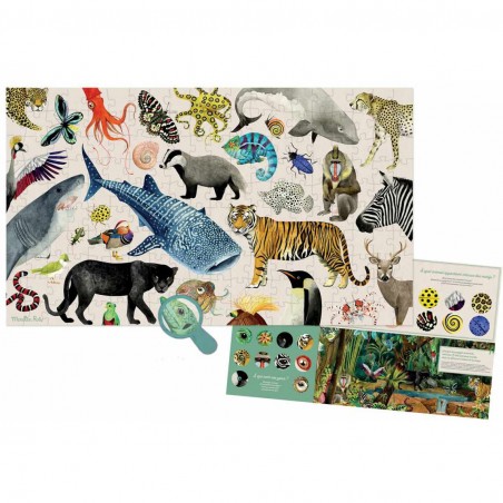 Puzzle 200 pièces les animaux du monde - Moulin Roty
