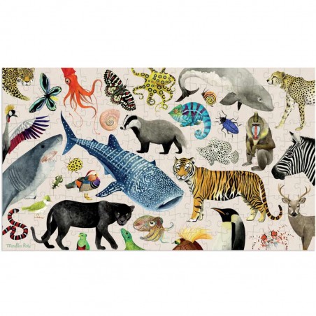 Puzzle 200 pièces les animaux du monde - Moulin Roty