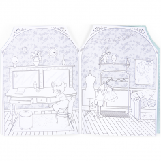Cahier de coloriage et stickers La petite école de danse - Moulin Roty 2