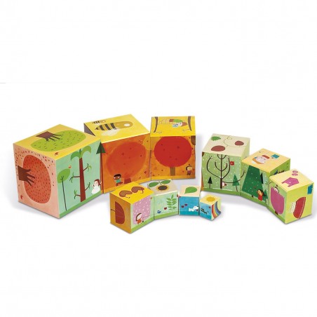 Cube d'activité, Pyramide de cube pour bébé Janod