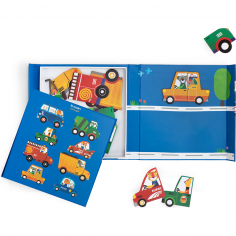 Jeu magnétique véhicules Les Popipop - Moulin Roty 2