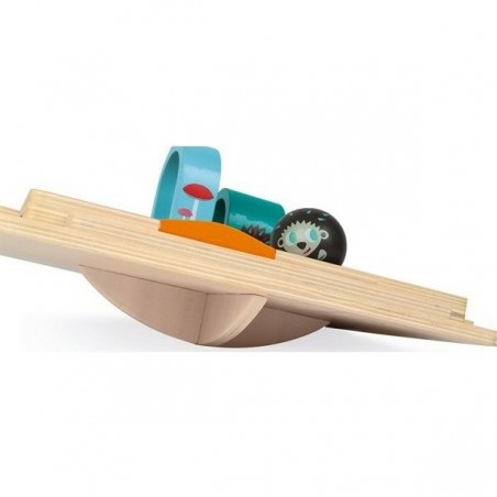 Circuit en bois pour bébé Rallye du Hérisson Janod