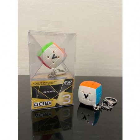 Porte-clé 3x3 bombé - V-cube