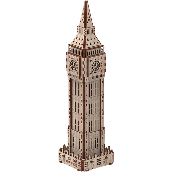 Mr Playwood Big Ben maquette 3D mobile en bois