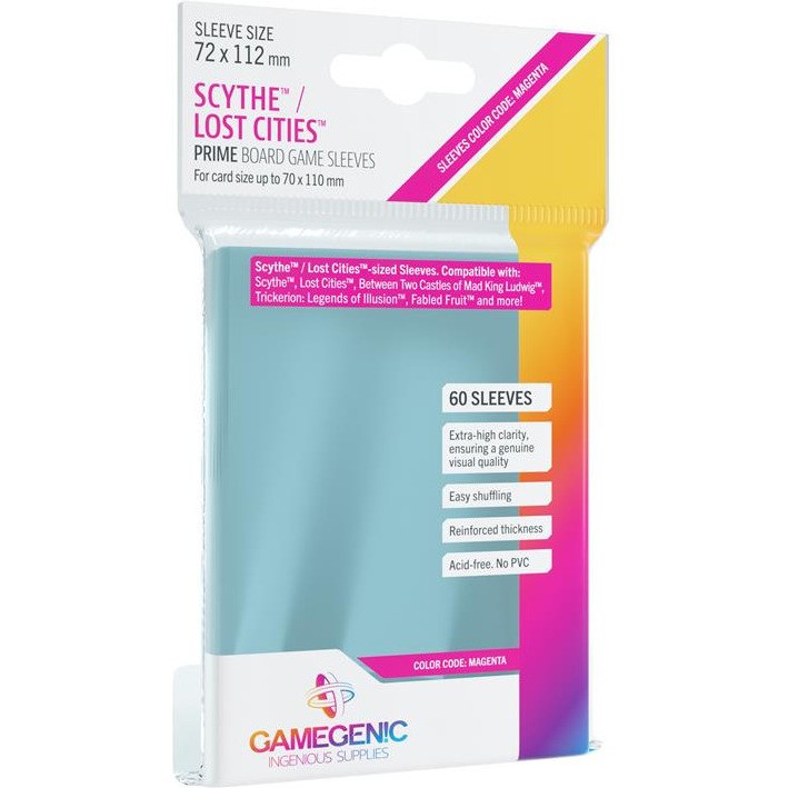 Gamegenic Prime Scythe/Lost Cities Sleeves 72 x 112 mm