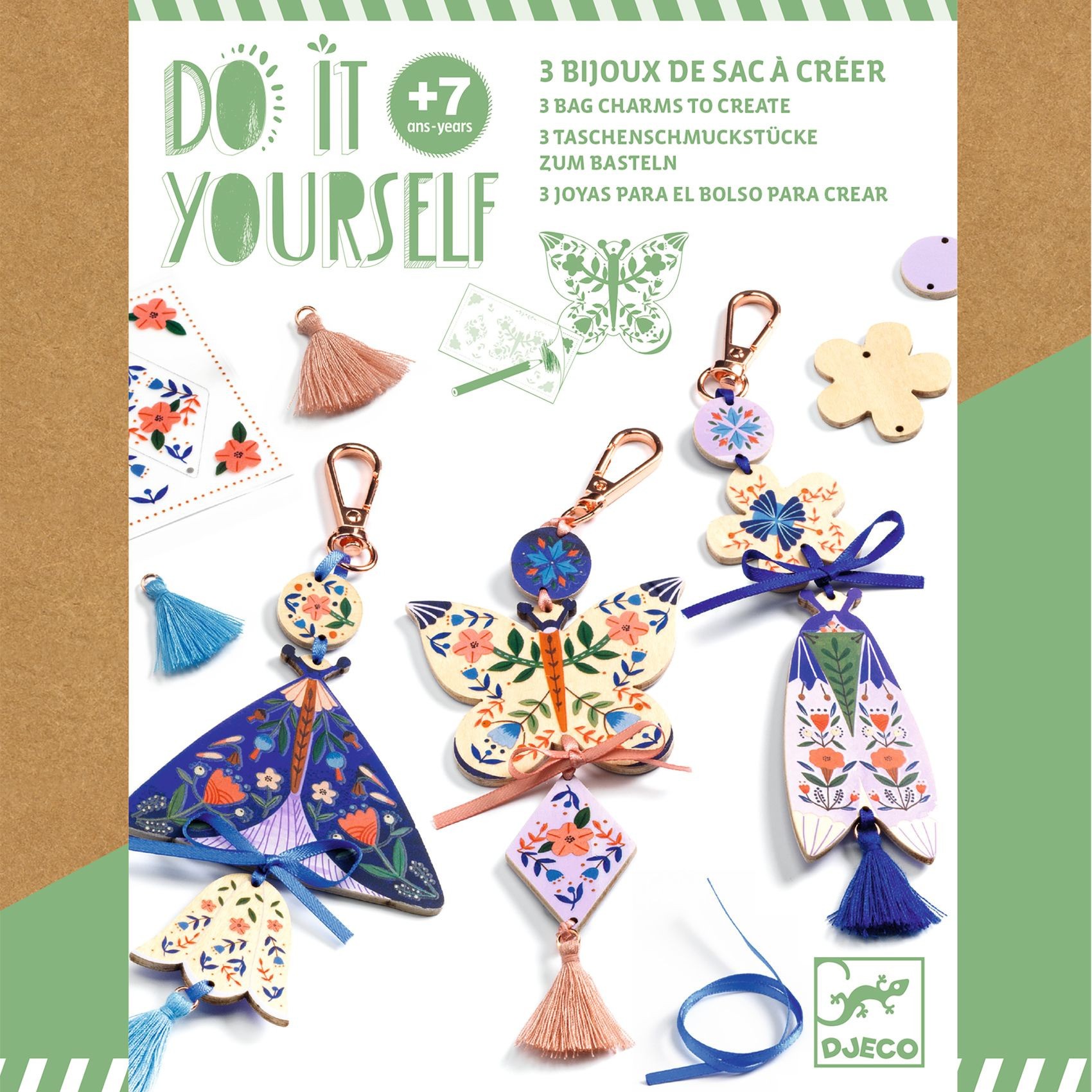 Djeco Bijoux de sac à créer Butterflies Do it Yourself