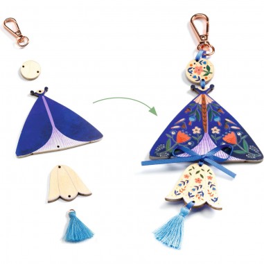 Bijoux de sac à créer Butterflies - Do it Yourself - Djeco