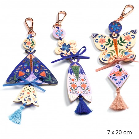 Bijoux de sac à créer Butterflies - Do it Yourself - Djeco