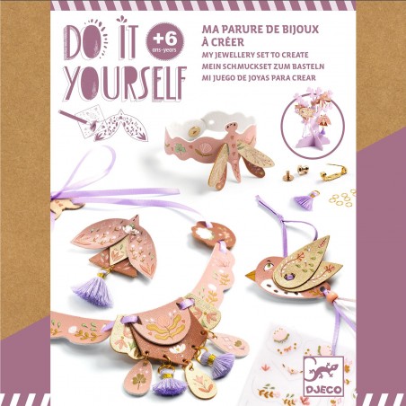 Parure de bijoux à créer Miss Rosefinch - Do it Yourself - Djeco