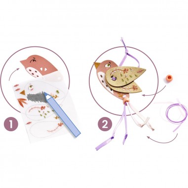 Parure de bijoux à créer Miss Rosefinch - Do it Yourself - Djeco