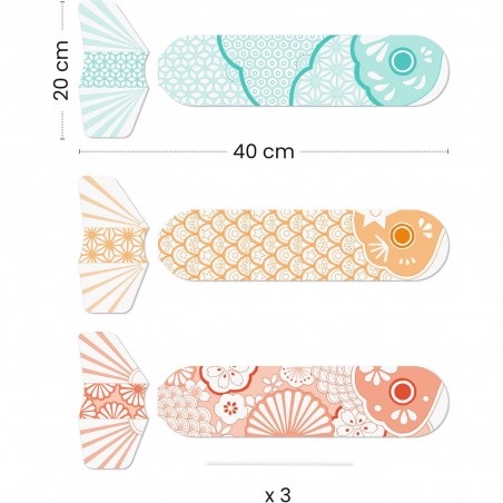 Poissons à colorier Koinobori - Do it Yourself - Djeco