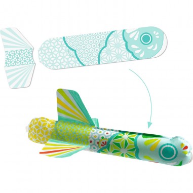 Poissons à colorier Koinobori - Do it Yourself - Djeco