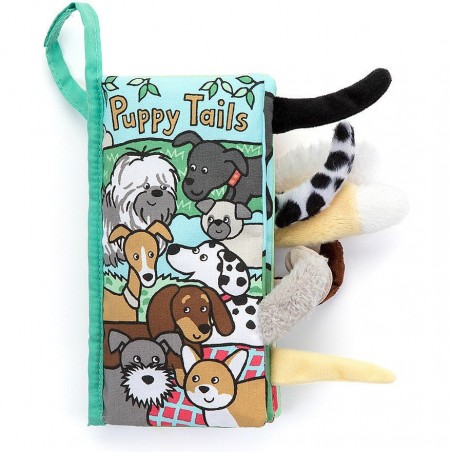 Livre Eveil Puppy Tails - Jellycat