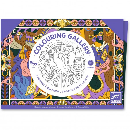 Colouring Gallery : Héroïques - Un jeu - Boutique - Djeco