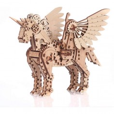 Licorne petite - maquette 3D mobile en bois - Mr Playwood